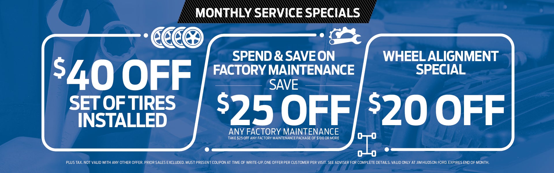 Don't Miss March Service Specials! 