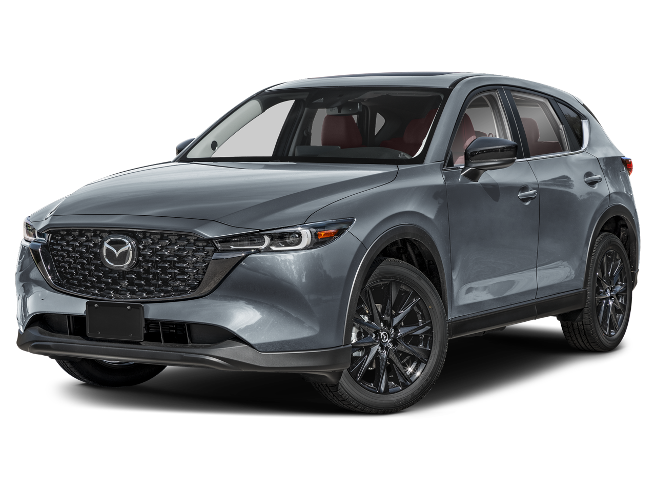 2024 Mazda Mazda CX-5 2.5 S Carbon Edition in Polymetal Gray Metallic — front three-quarter view