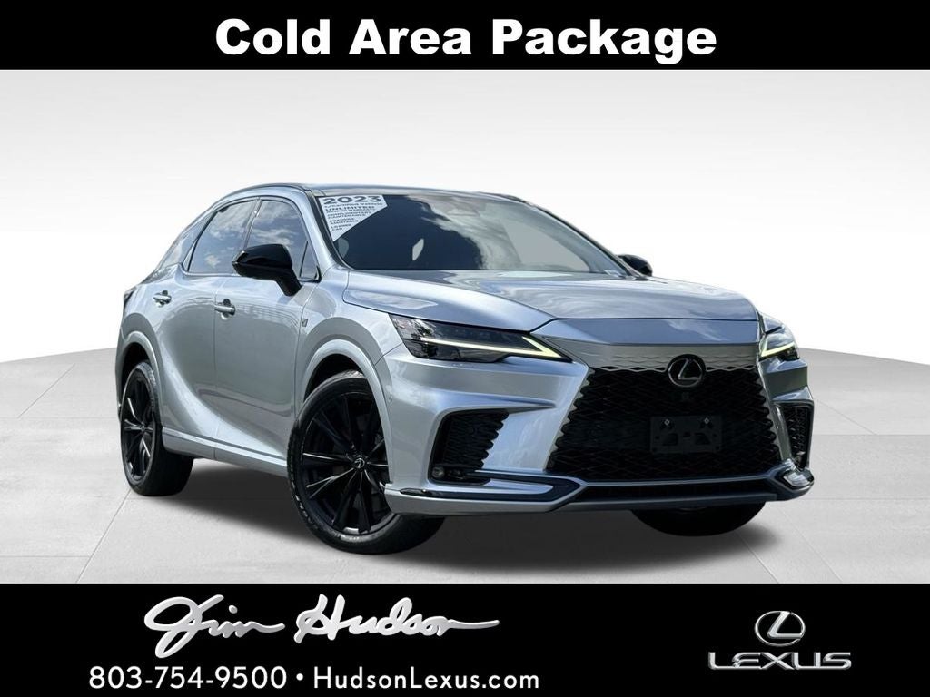 2023 Lexus RX 500h F SPORT Performance in Iridium — front three-quarter view