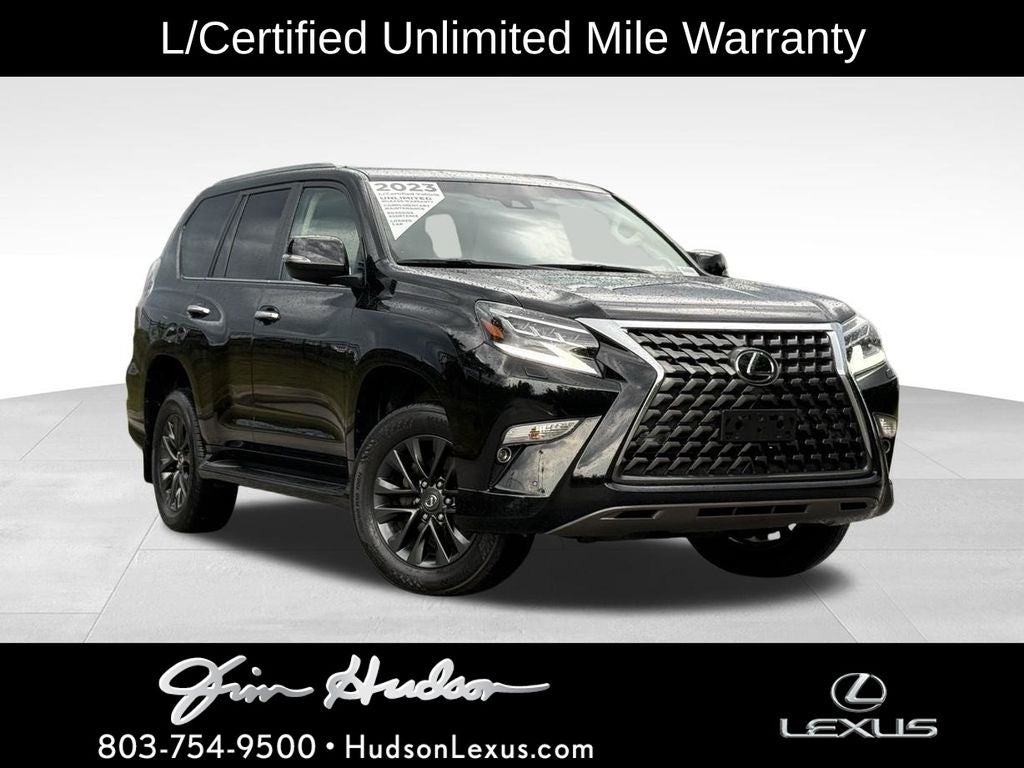 2023 Lexus GX 460 Navigation Mark Levinson L/Certified Unlimited Mil in Black Onyx — front three-quarter view