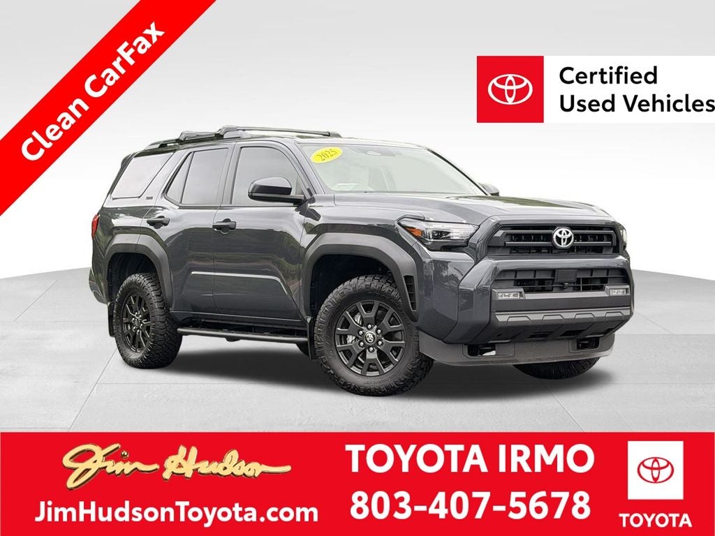 2025 Toyota 4Runner SR5 in Underground — front three-quarter view